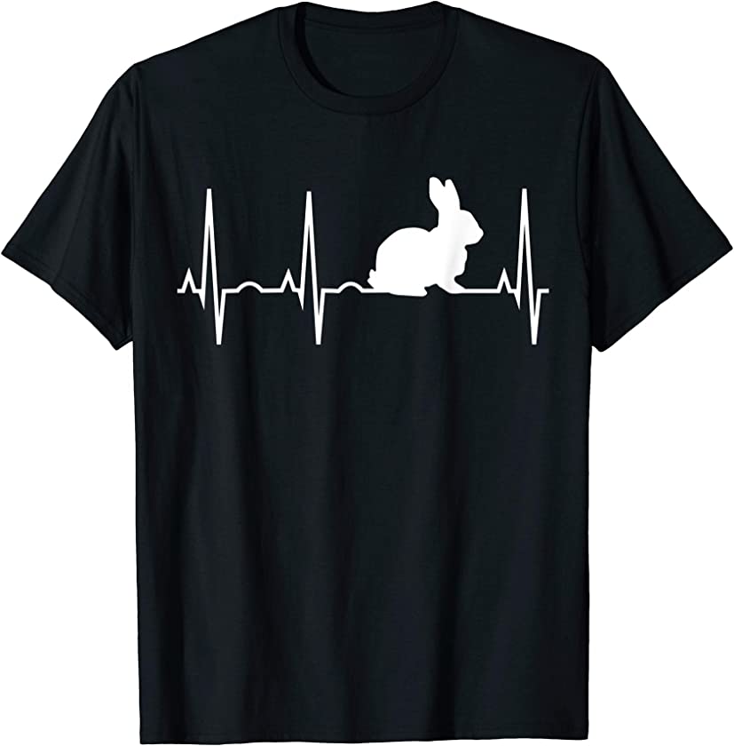 Bunny Heartbeat Shirt for Bunny Lovers – Rabbit T-Shirt T-Shirt