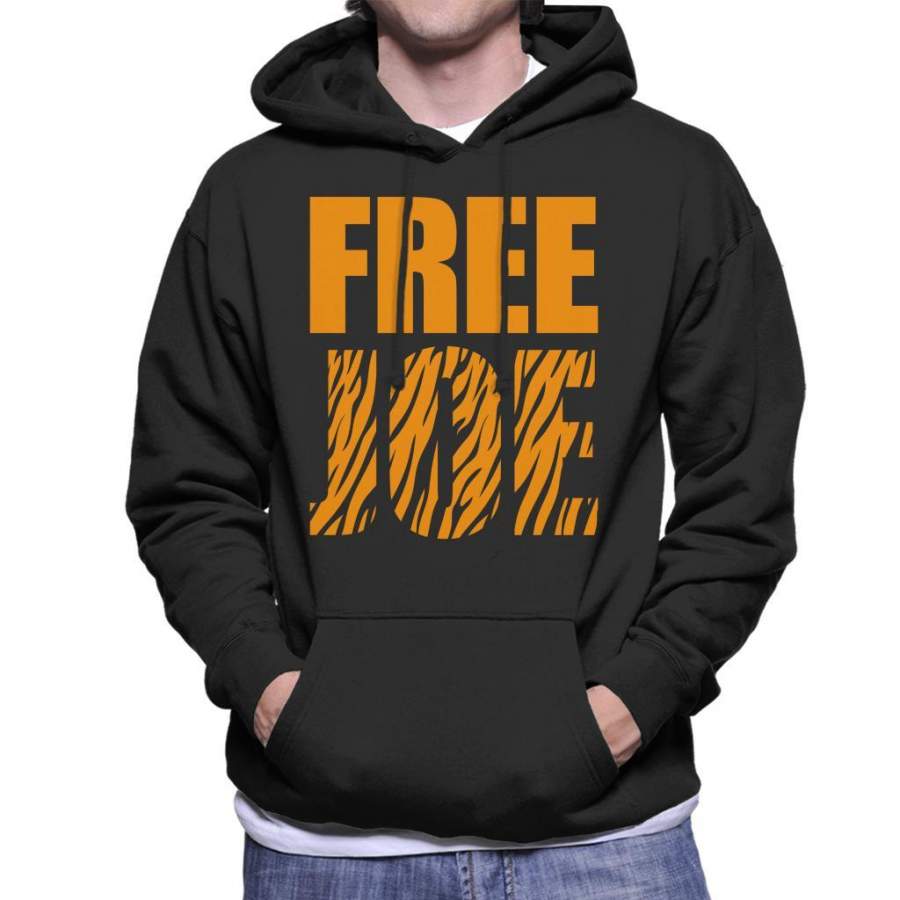 Free Joe Exotic Tiger King Men’s Hooded Sweatshirt