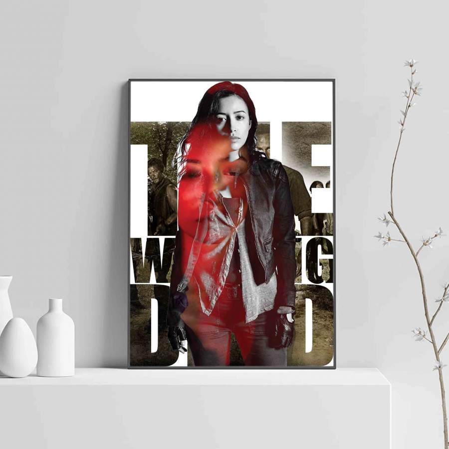 The Walking Dead Season 8 Rosita Poster Poster Art Design 