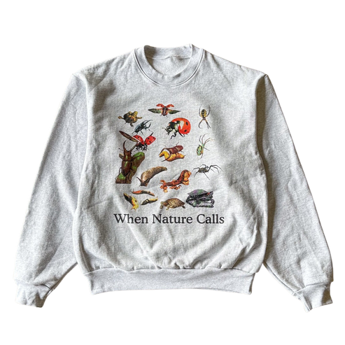 When Nature Calls Group Crewneck Sweatshirt Outfit  For Men  For Women