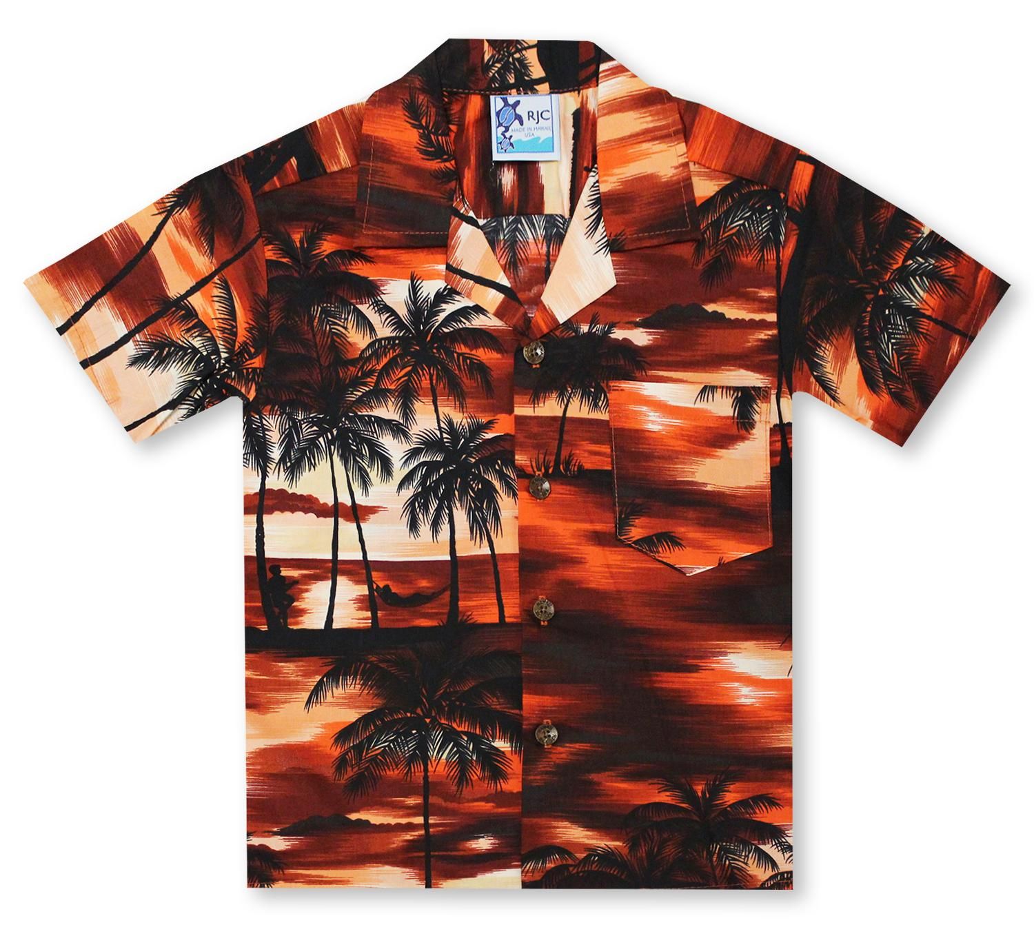 Beach Red Black Best Design Hawaiian Shirt Dhc1806812