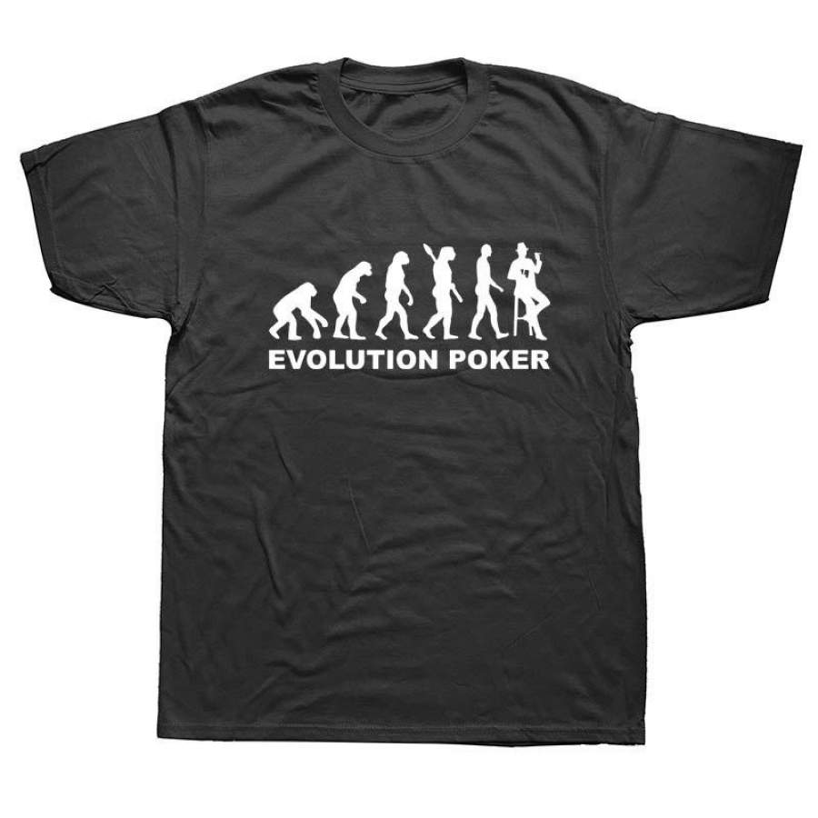 Poker Short Sleeve Cotton T-Shirt Men