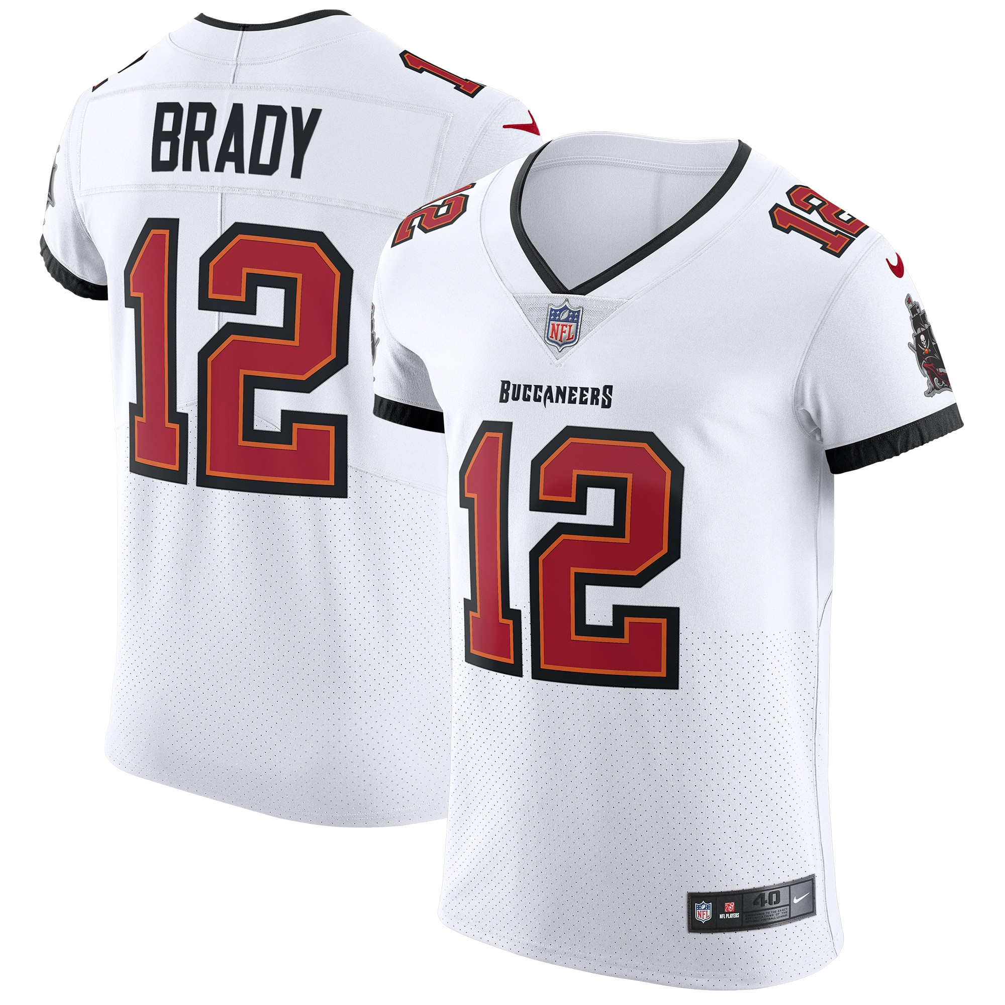 Tom Brady Tampa Bay Buccaneers Vapor Elite Jersey White NFL