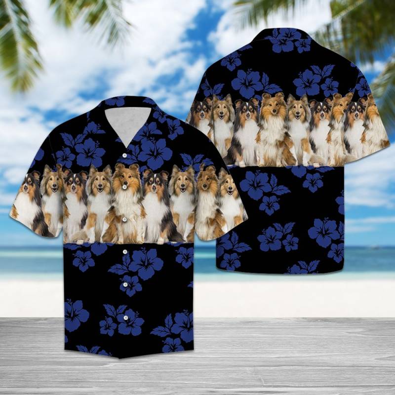 Awesome Shetland Sheepdog TG5722 – Hawaiian Shirt