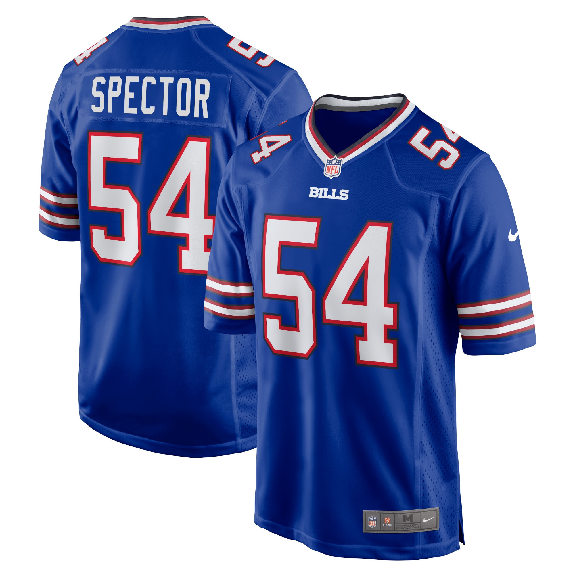 Baylon Spector Buffalo Bills Game Jersey – Royal NFL