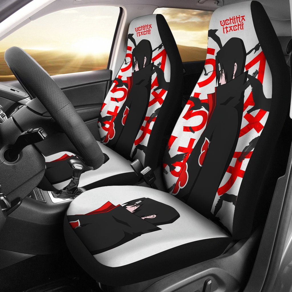 Akatsuki Seat Covers Naruto Anime Car Seat Covers Ci101902 Shirttrend