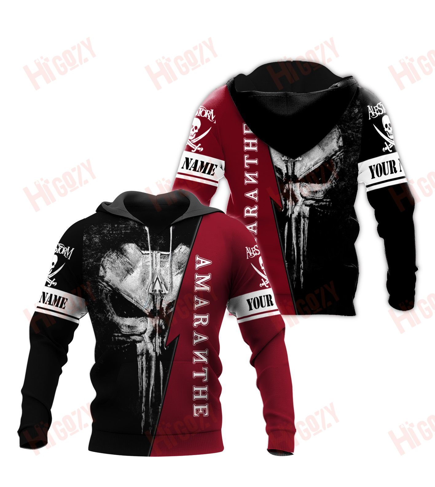 Amaranthe Customized 3D Hoodies Clothing Store Zip Hoodie Cool Hoodies, Hoodies For Women/ For Men – Nh356