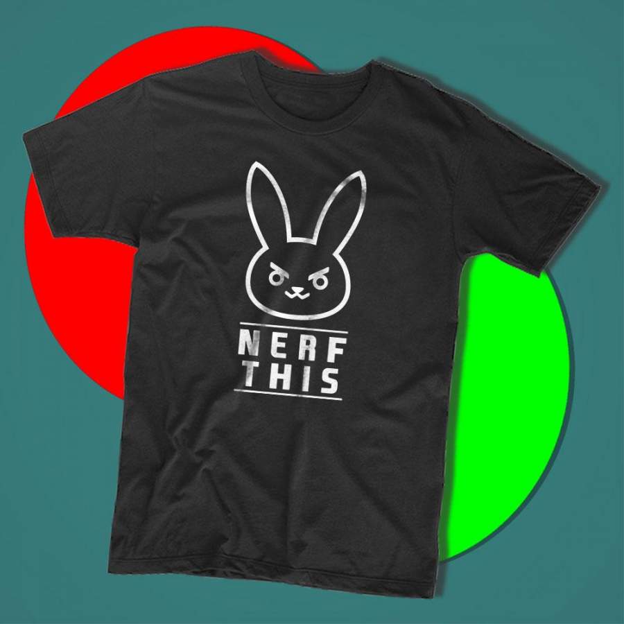 Nerf This Dva Bunny Overwatch Logo Men’S T Shirt