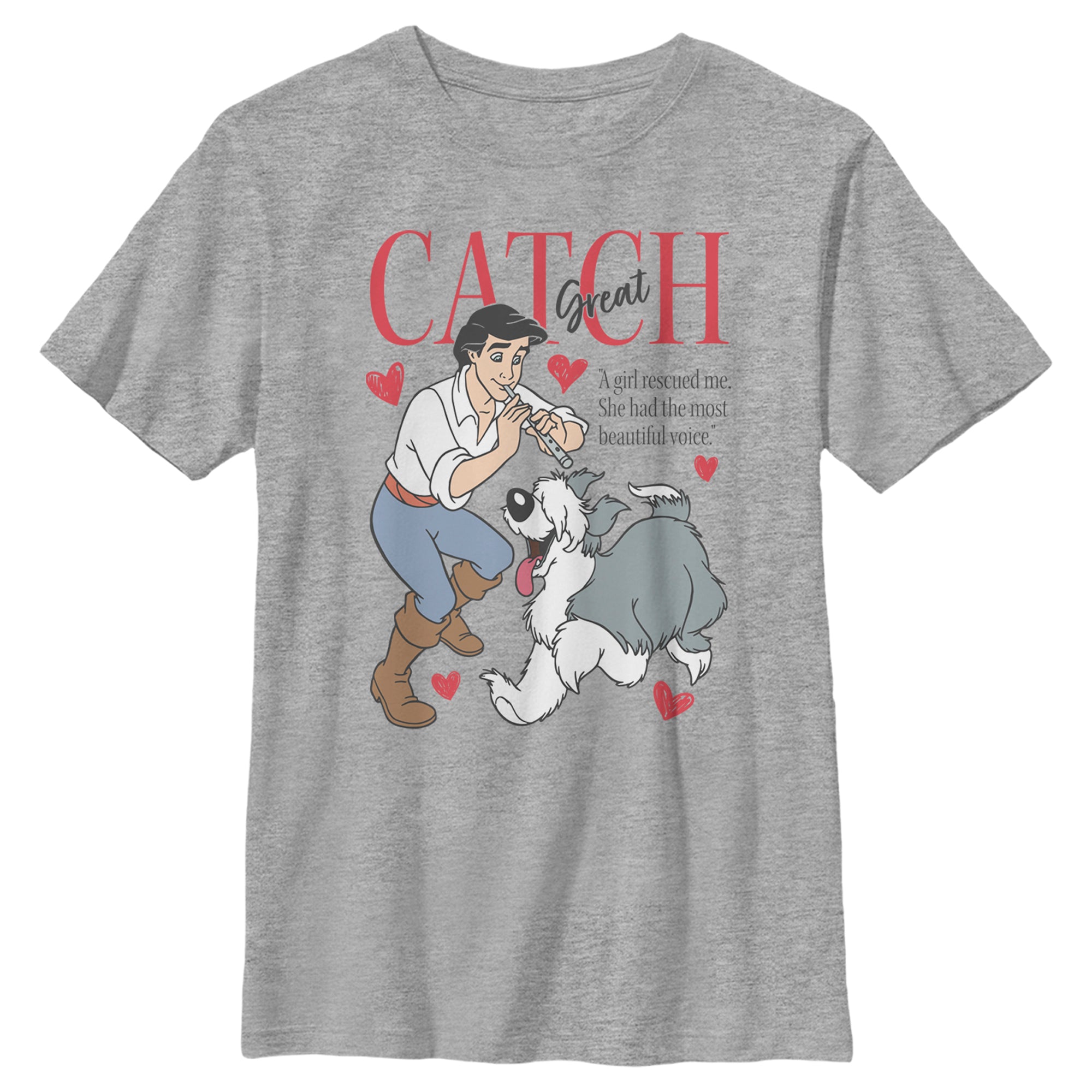 The Little Mermaid Boy’S Prince Eric Great Catch  T-Shirt