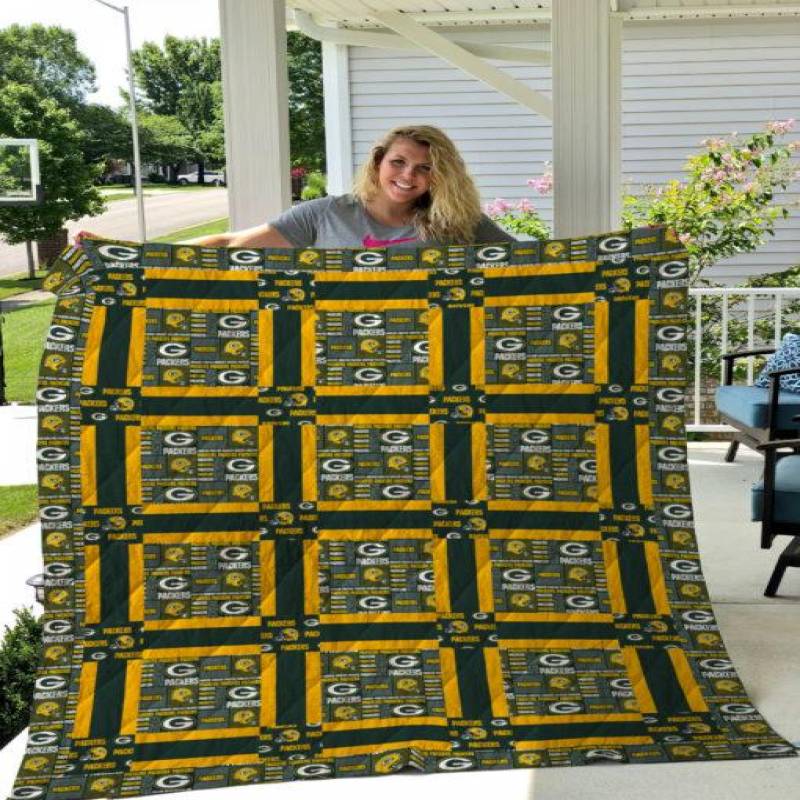 Green Bay Packers Quilt Blanket 07