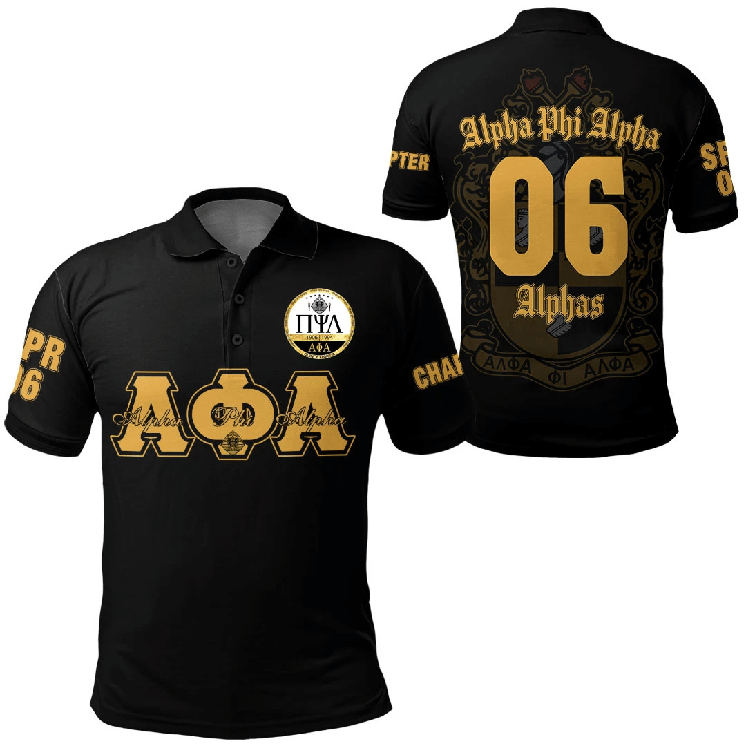 Africa Zone Polo Shirt – Alpha Phi Alpha Pi Psi Lambda Polo Shirt A7