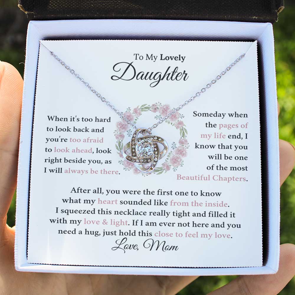 To My Lovely Daughter – My Heart Sounded Like From The Inside – Alluring Necklace