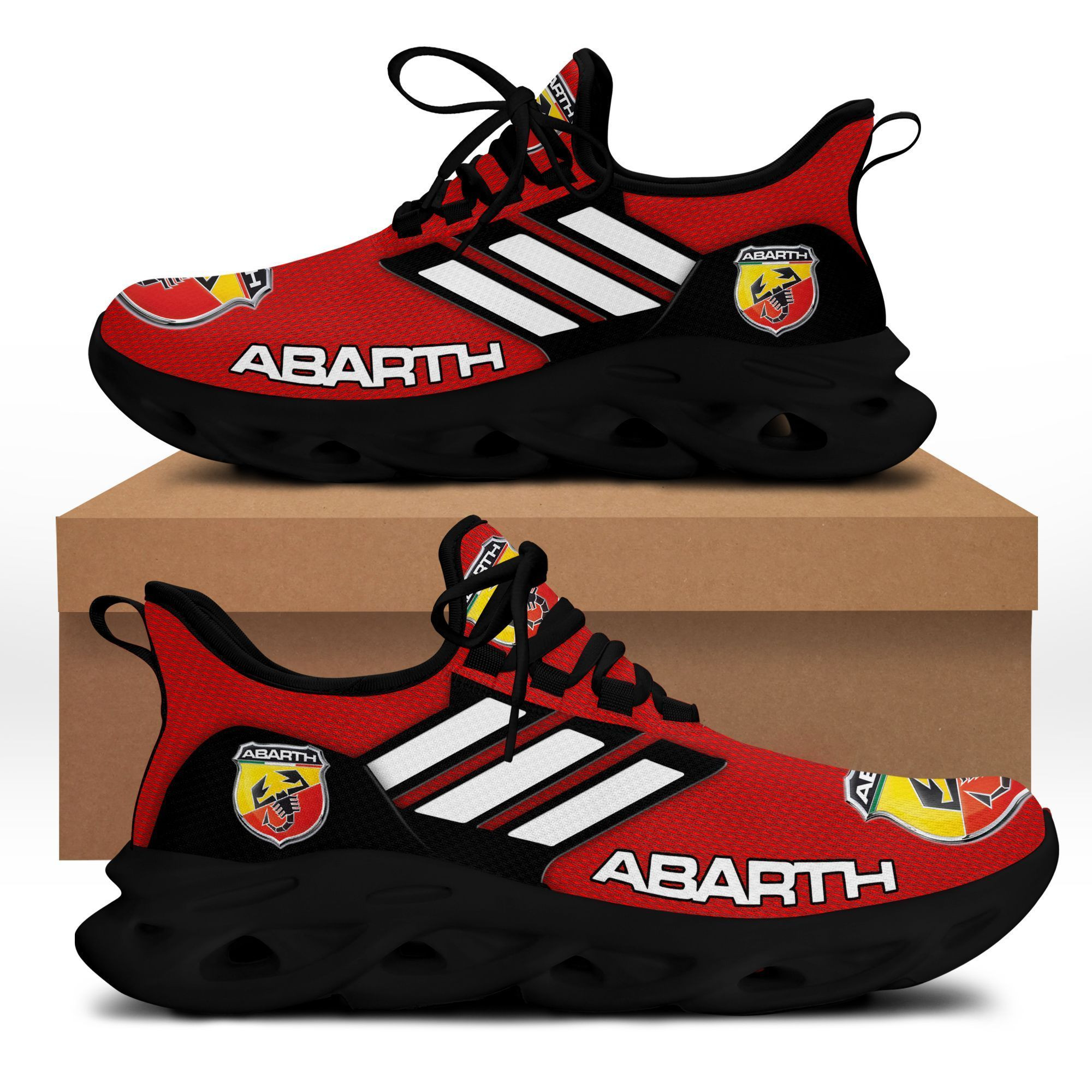 Abarth Bs Running Shoes Ver 1 (Red)