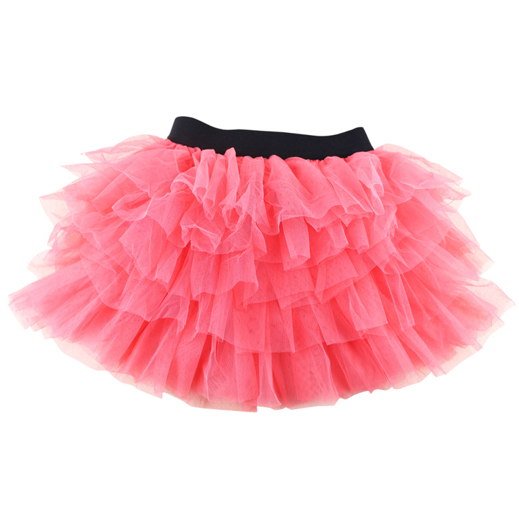 Wennikids Baby Girl Candy Color Half-length Tulle Tutu dance Skirt cute Solid Color Fashion pettiskrit 3-8 years alx