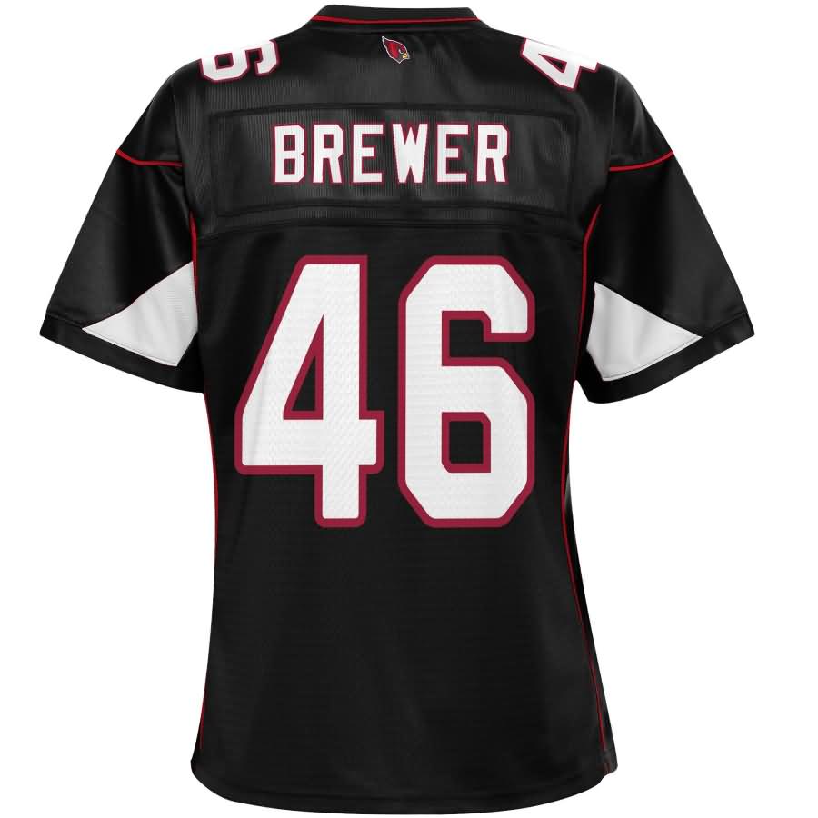 Aaron Brewer Arizona Cardinals NFL Pro Line Womens Alternate Player Jersey – Black