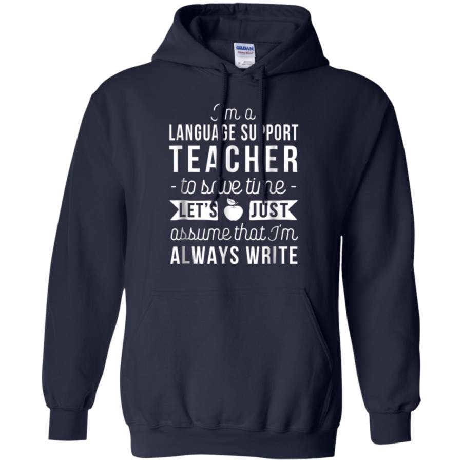 AGR Always Im Always Write Pun Language Support Teacher Shirt