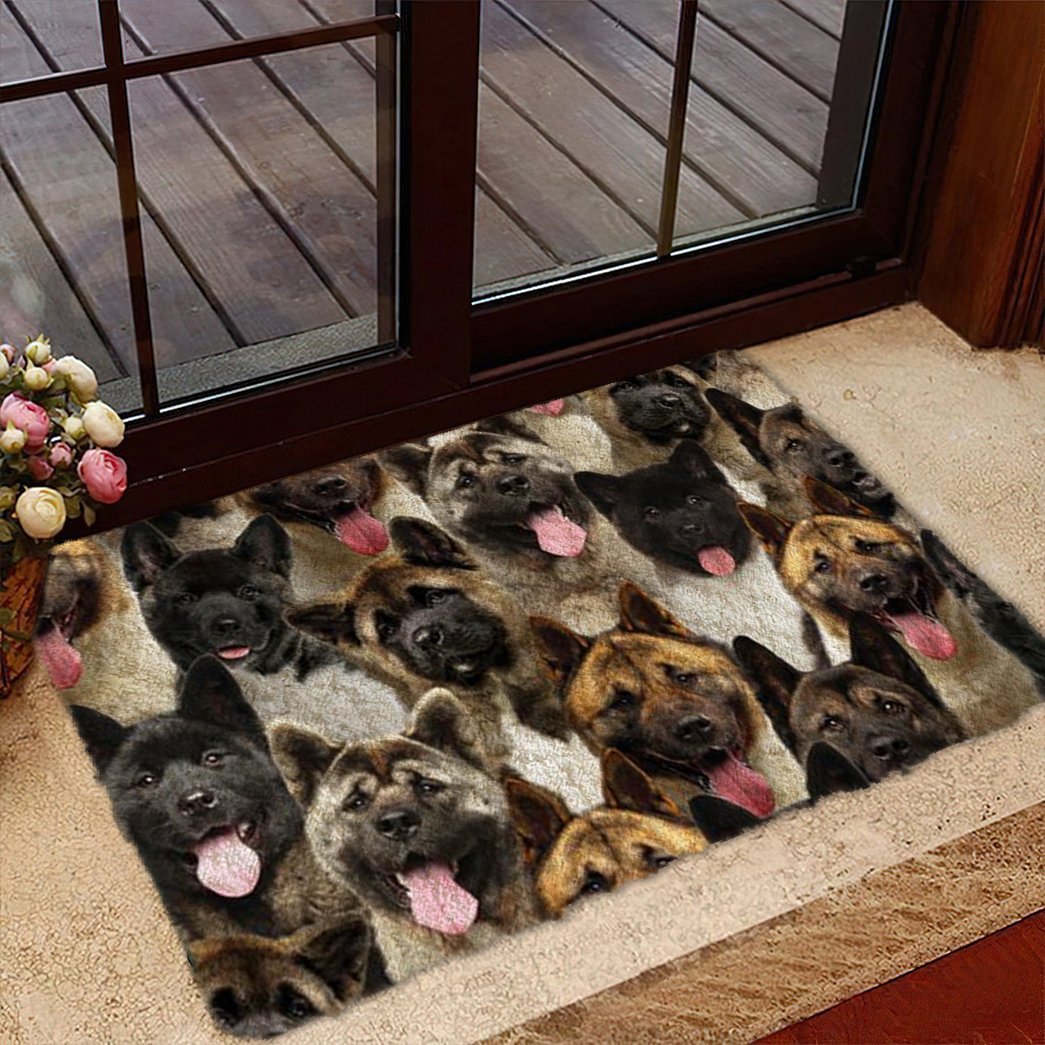 Tmarc Tee A Bunch Of American Akitas Doormat