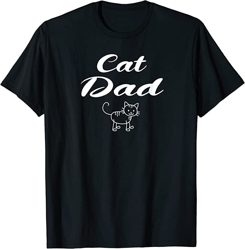 Mens Cat Dad – Funny Kitten Cat Dad T-Shirt