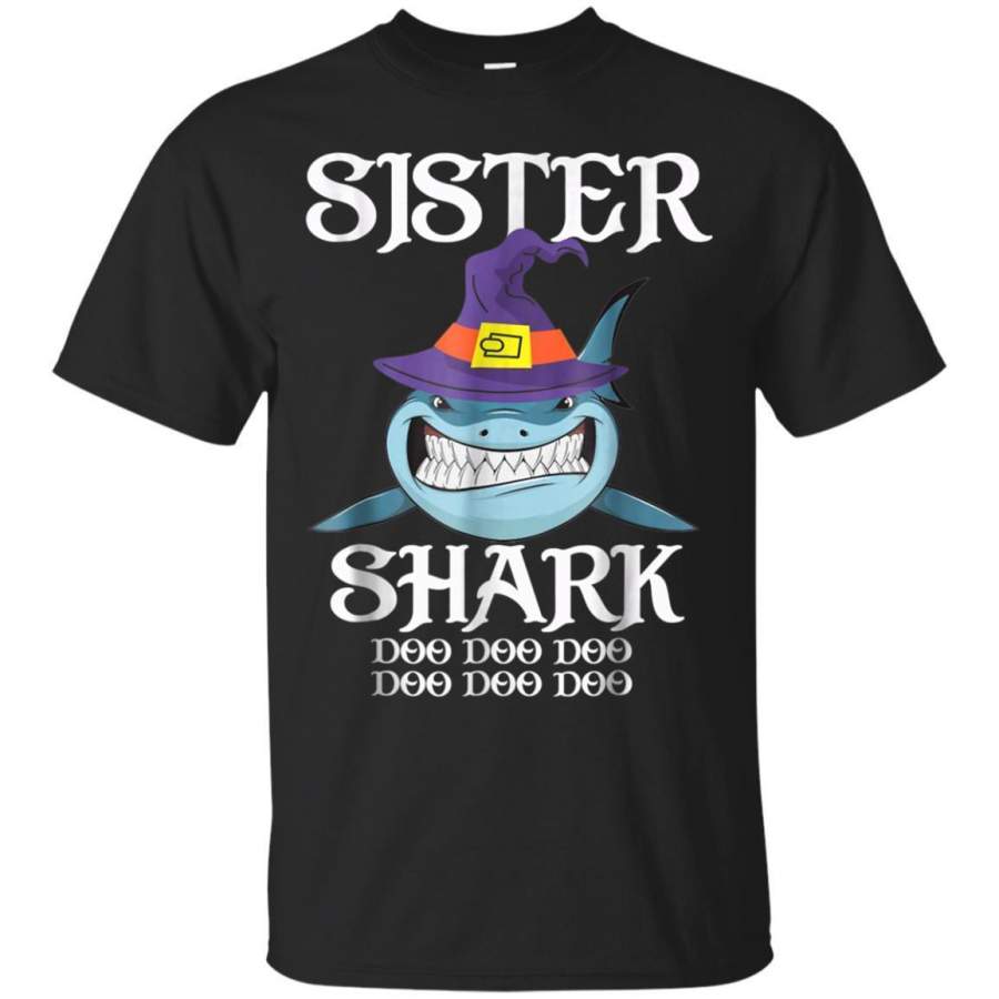 AGR Sister Shark Doo Doo Doo Funny Shirt Shark Witch Jaq T-shirt