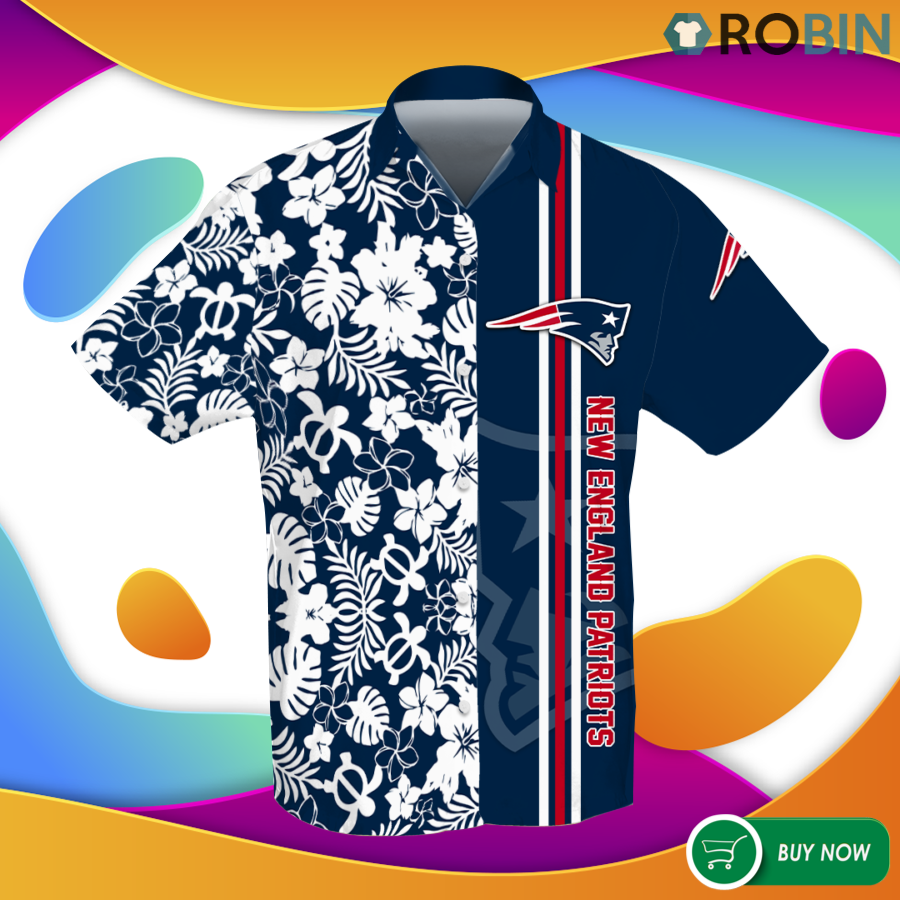 New England Patriots 3D Hawaiian Shirt