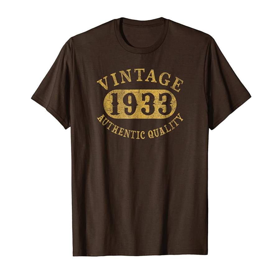 85 years old 85th B day Vintage Birthday Gift 1933 T Shirt