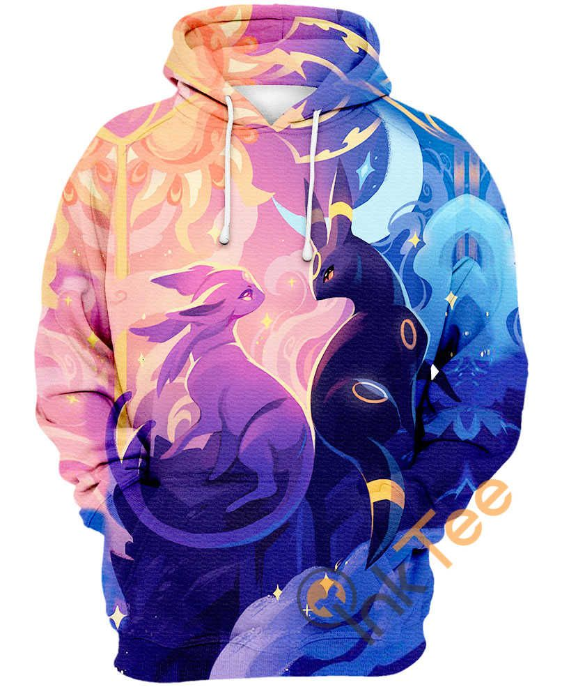 Espeon And Umbreon Hoodie 3D