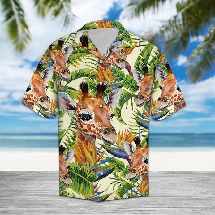 Giraffe Banana Palm Hawaii Shirt For Men Women Adult Ha11787