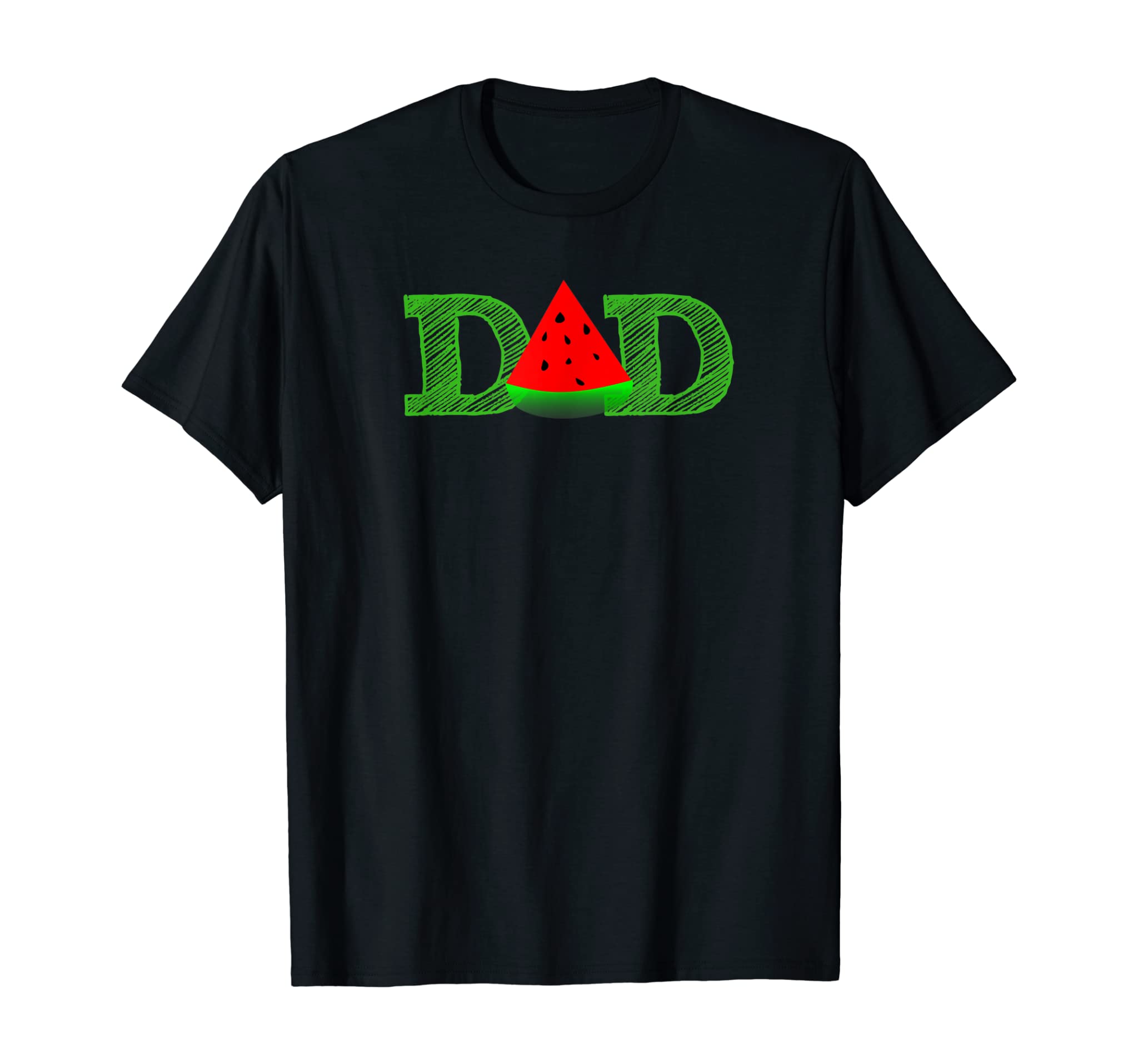 Dad Watermelon T-Shirt – Funny Summer Melon Fruit Cool Tee