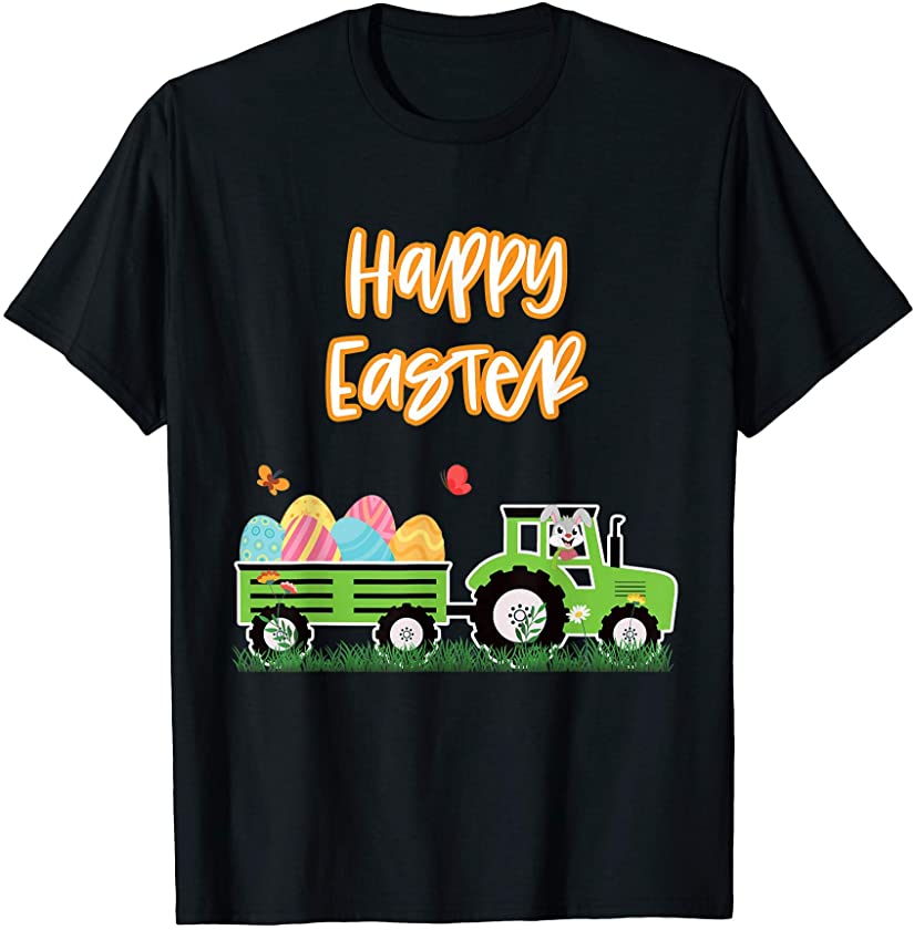 Tractor, Easter kids, Easter bunny, Easteregg, kids T-Shirt