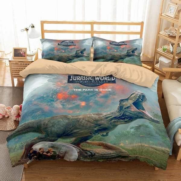 3D Customize Jurassic World Bedding Set Duvet Cover 7