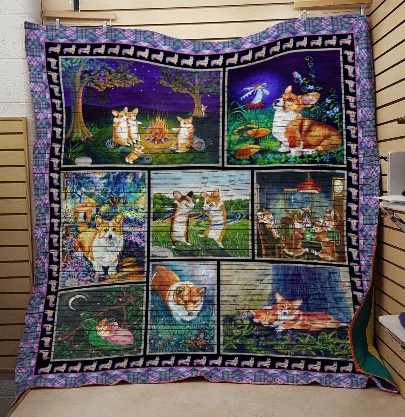 CORGI 2502019 3D Customized Quilt Blanket ESR830