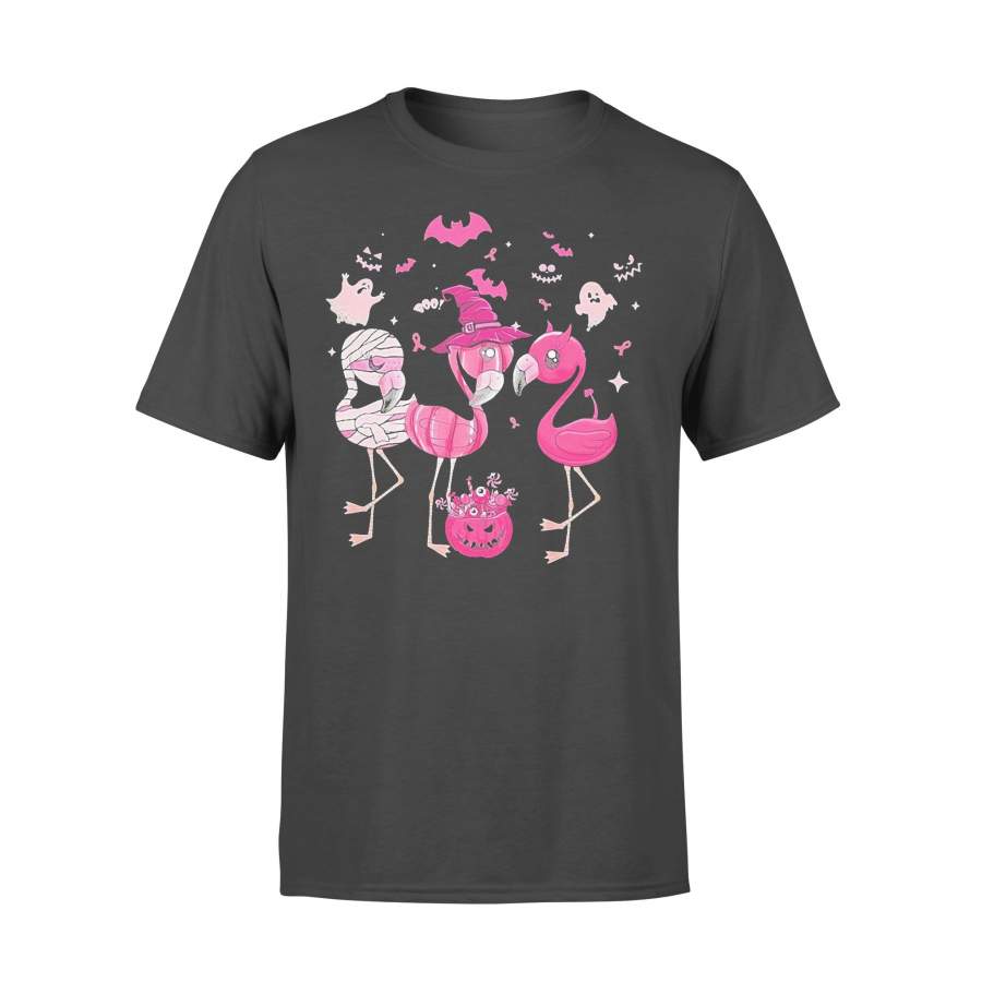 Flamingos Pink Costume Pumpkin Halloween T-Shirt