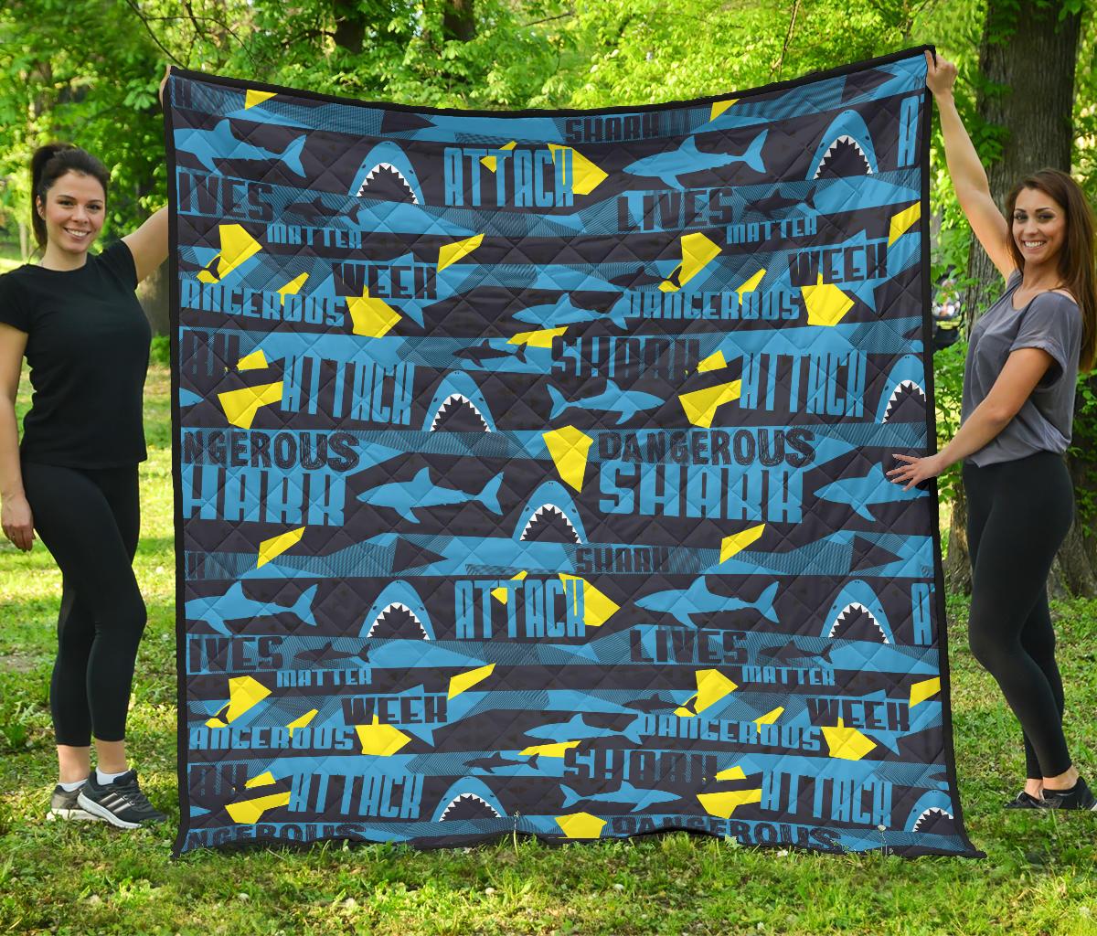 Shark Dangerous Premium Quilt