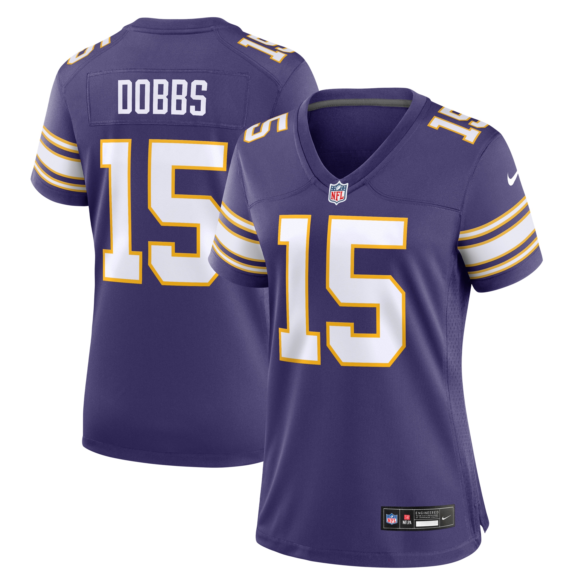 Joshua Dobbs Minnesota Vikings Women's Alternate Game Jersey – Purple