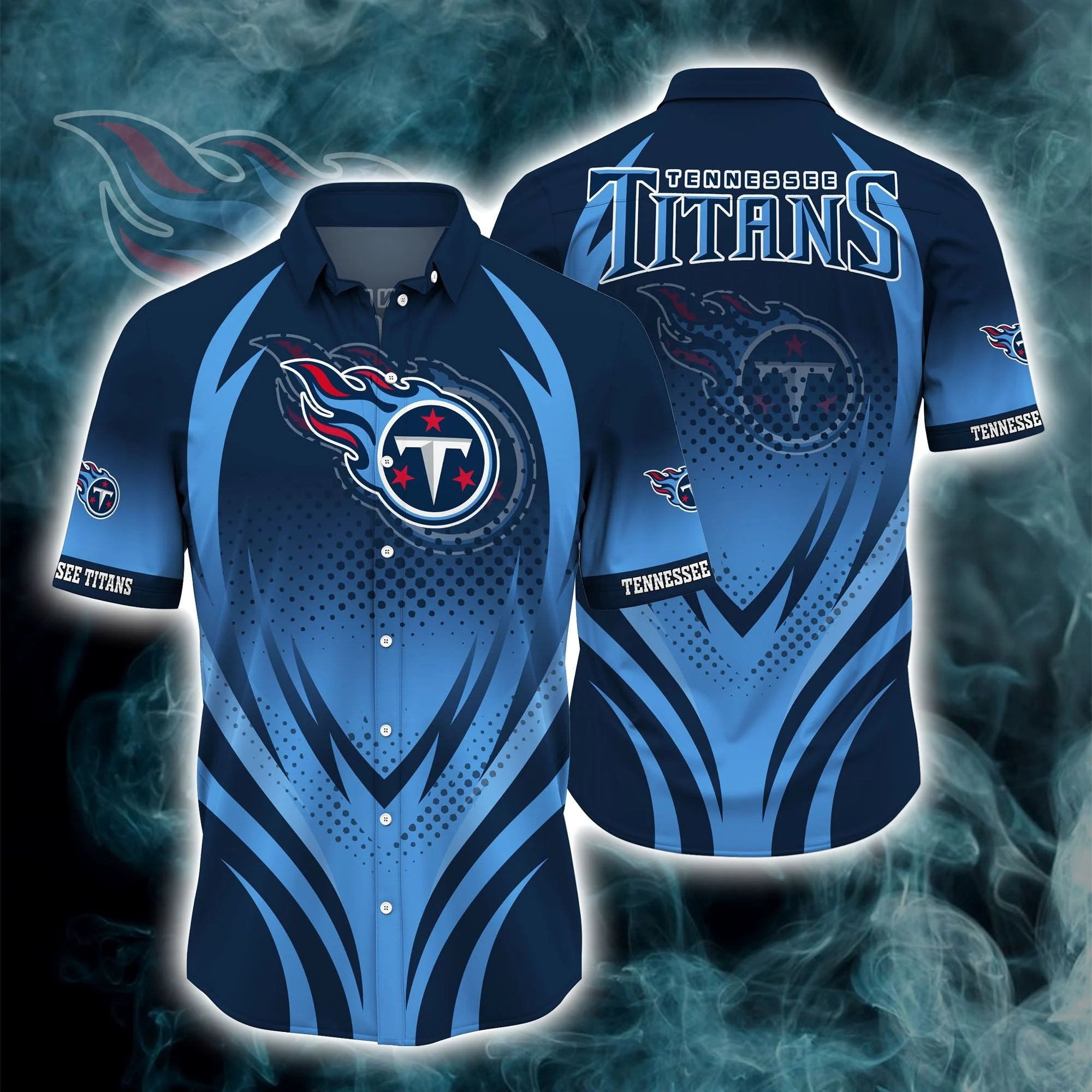 Tennessee Titans Button Down Shirt 3D Print H04Fs