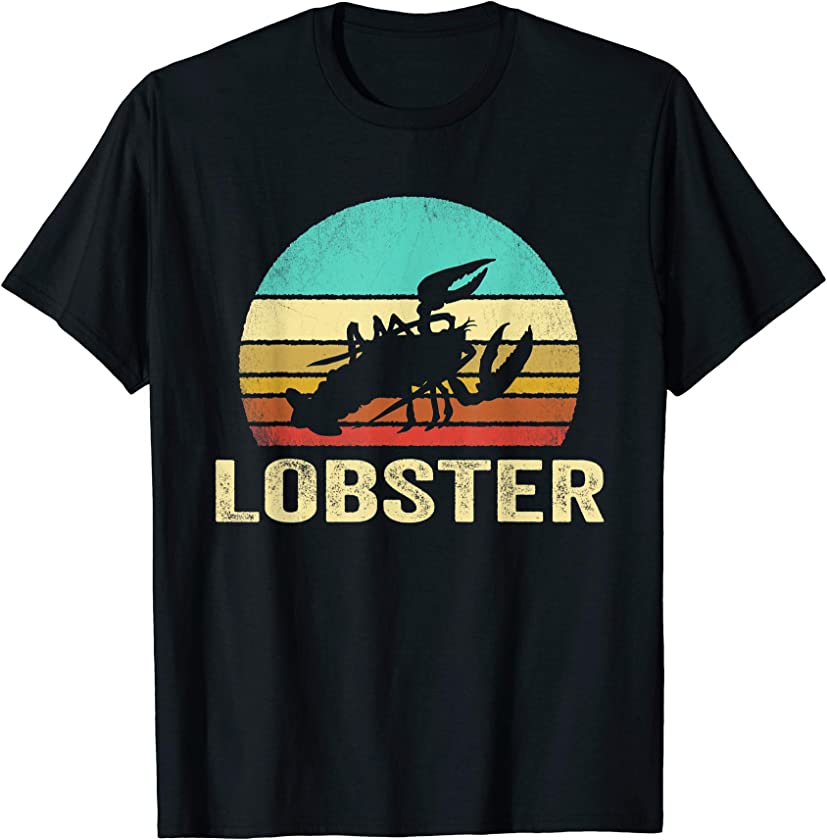 Vintage Lobster Shirt Sunset