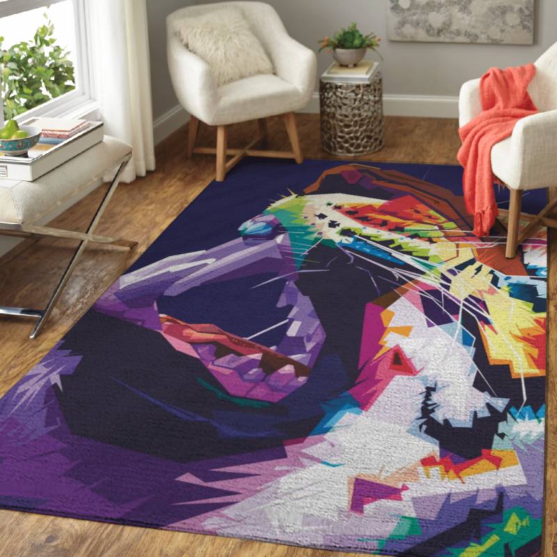 The Tiger Popart portrait – Animals Area Rug Carpet