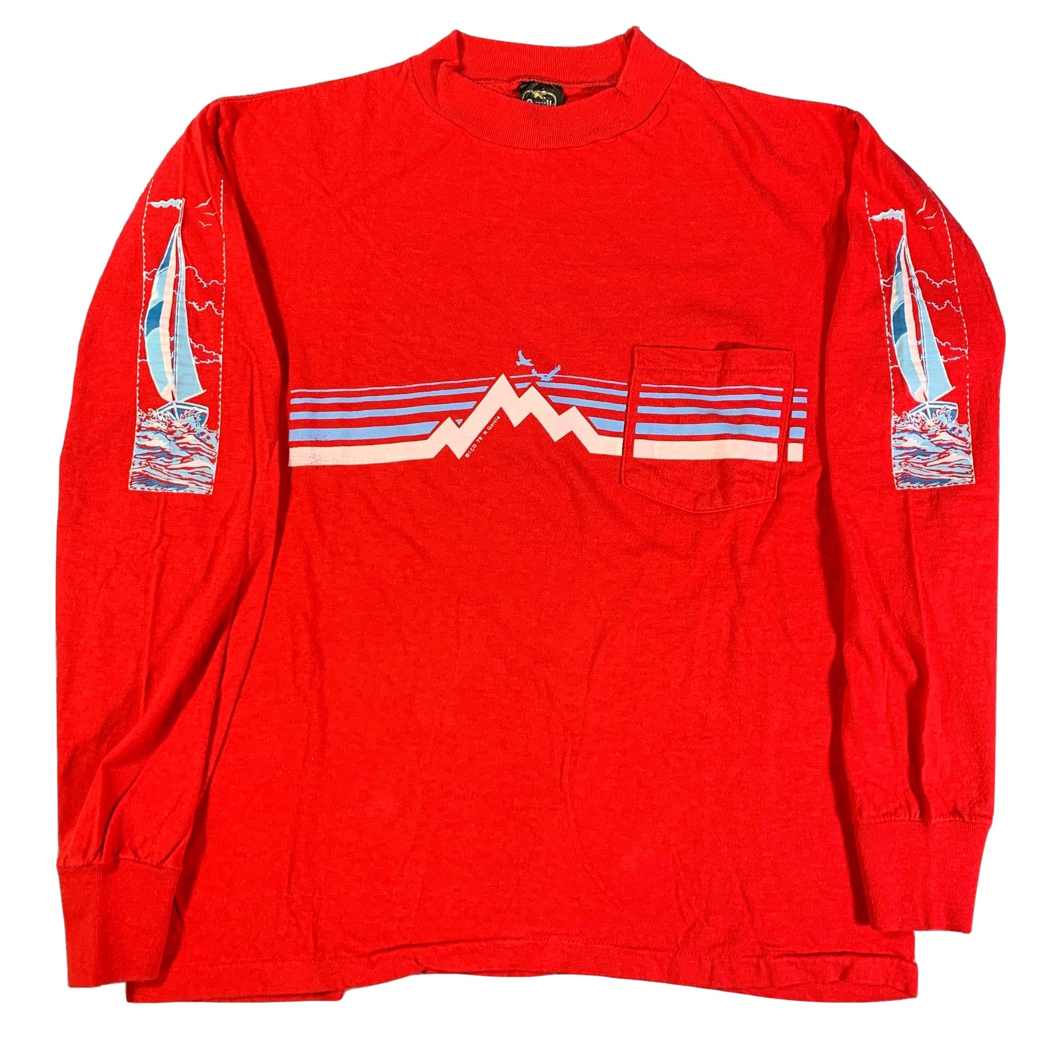 Vintage Mountain “Sailboat” Long Sleeve Shirt