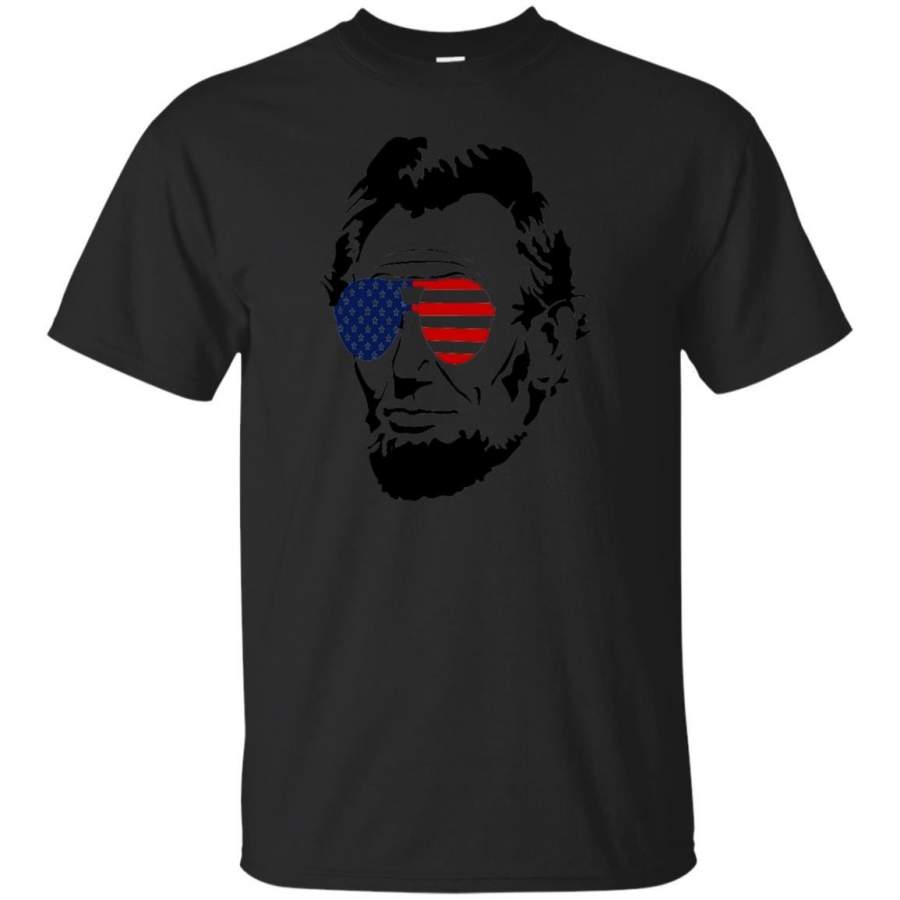 AGR Funny ‘Merica Abe Lincoln 4th of July T-Shirt