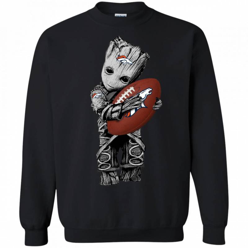 Denver Broncos Football Groot I Am Guardians Of The Galaxy Hoodies Sweatshirts T shirts