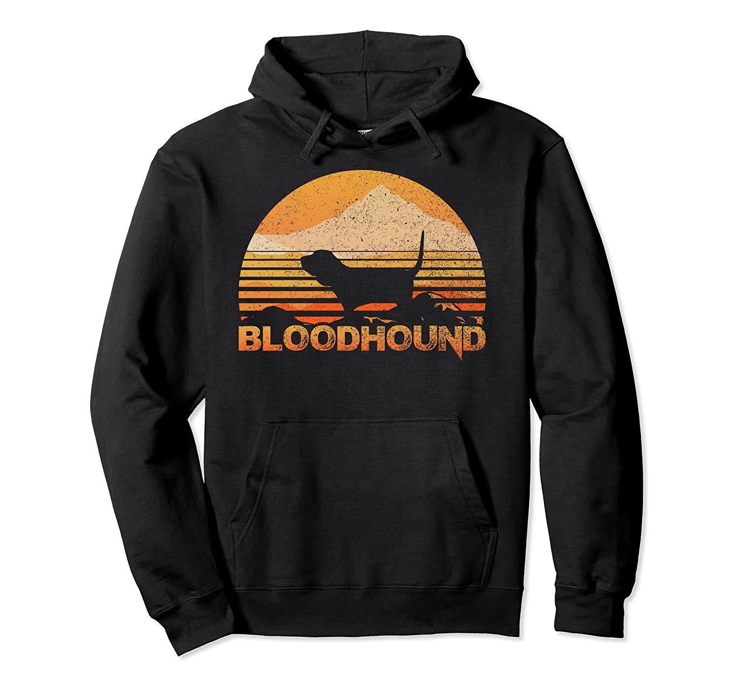 BLOODHOUND Owner Lovers Vintage Retro Pullover Hoodie, T-Shirt, Sweatshirt