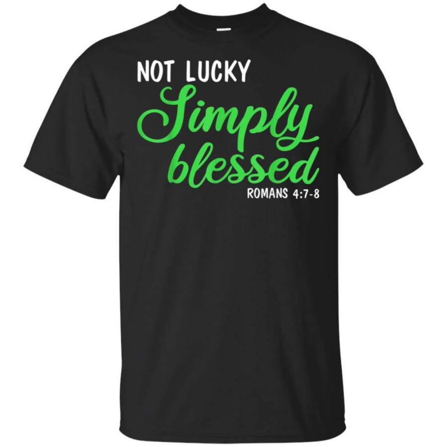 Simply Blessed Christian St Patricks Day T-Shirt Men Women