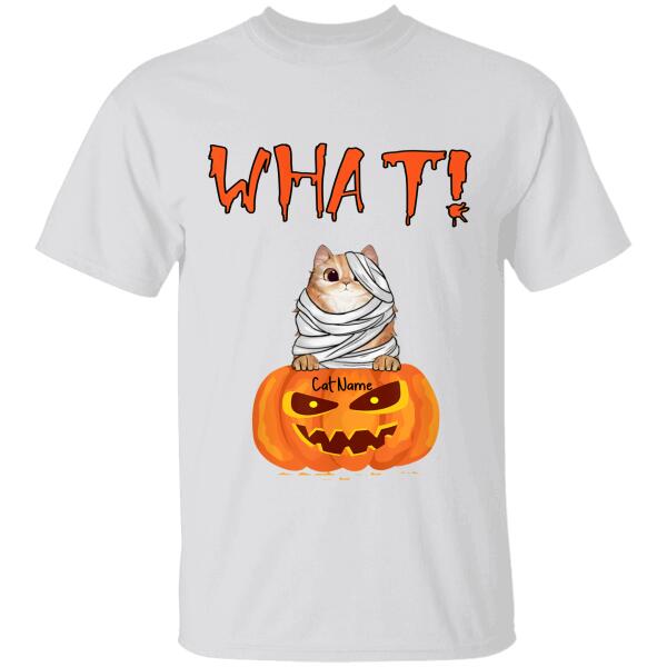 Grumpy Spooky Cat Halloween Personalized T-Shirt Ts-Hr174