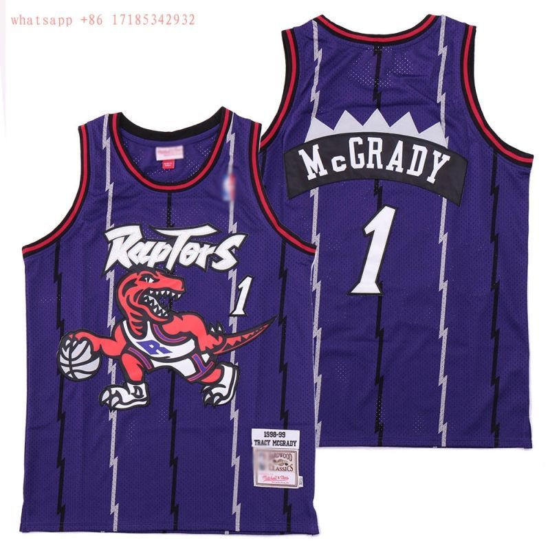 Toronto Raptors Tracy Mcgrady #1 2020 NBA New Arrival Purple Jersey