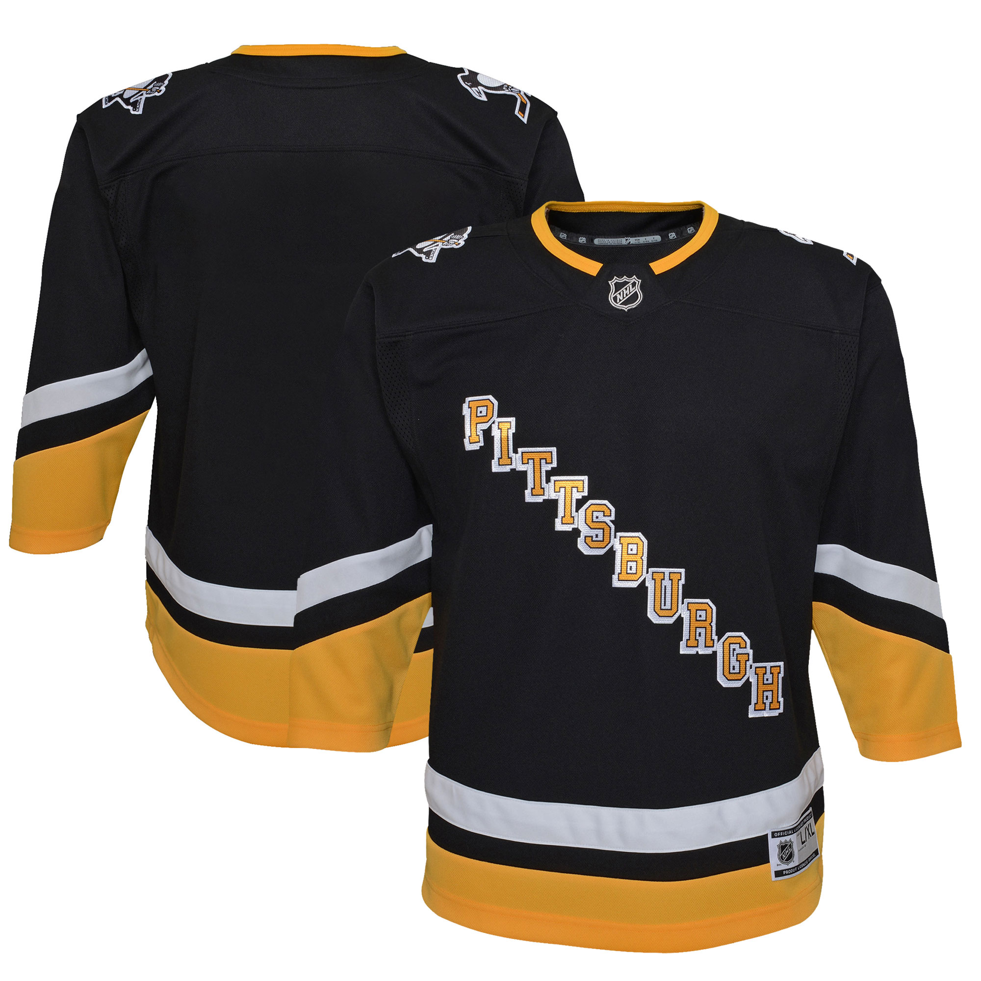 Pittsburgh Penguins Youth 2021/22 Alternate Premier Jersey – Black