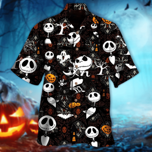 Jack Skellington Skull Halloween Hawaii Gift For Day Ha35502