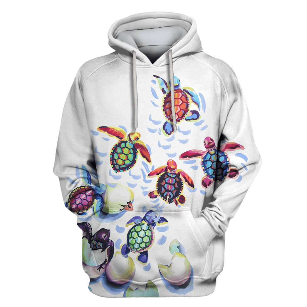 Baby Sea Turtle Custom T-Shirt – Hoodies Apparel