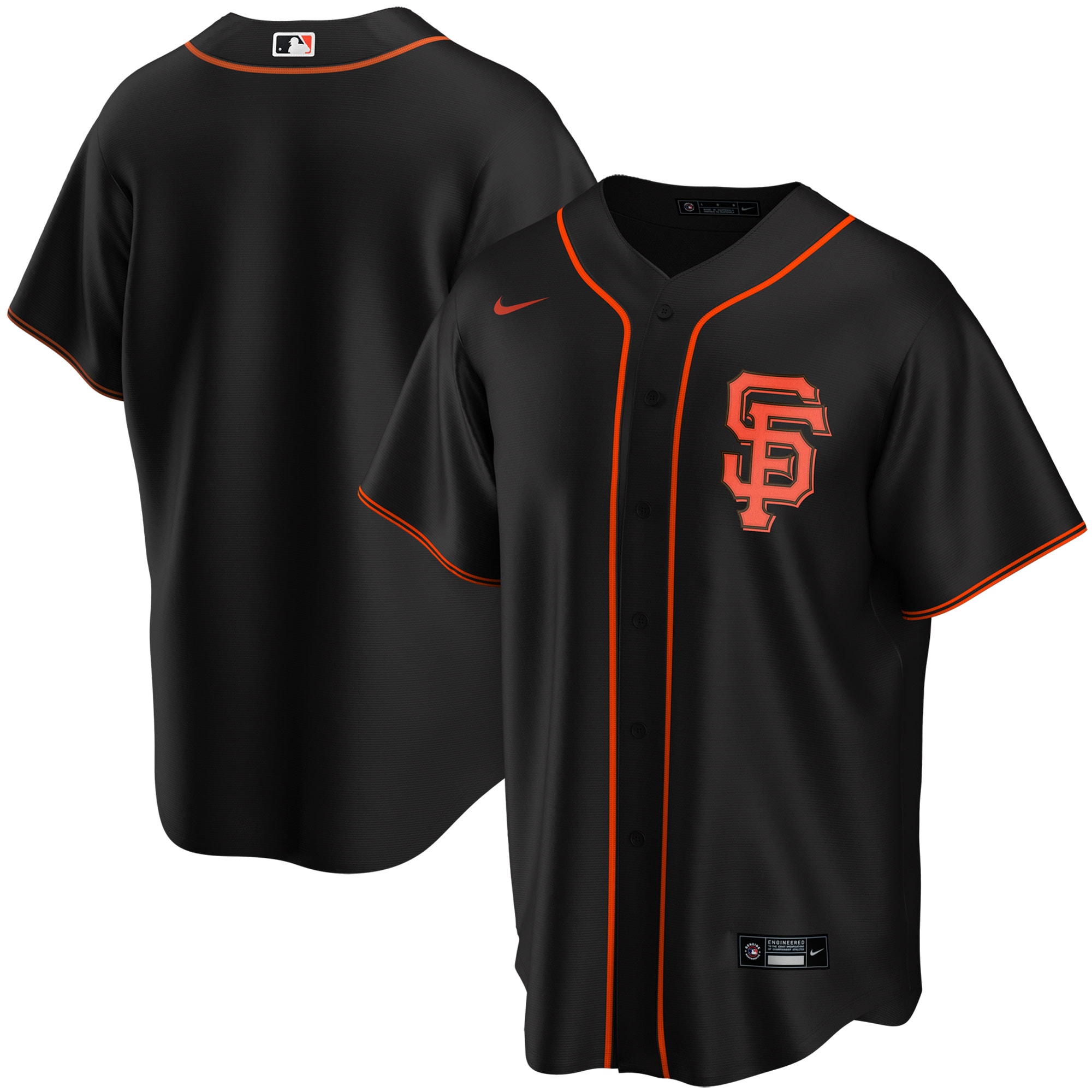 Youth San Francisco Giants Black Alternate Team Jersey