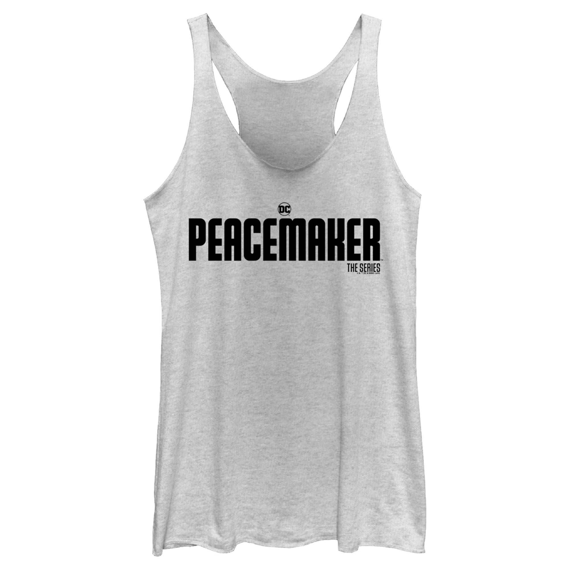 Women’S Peacemaker Black Classic Logo Racerback Tank Top