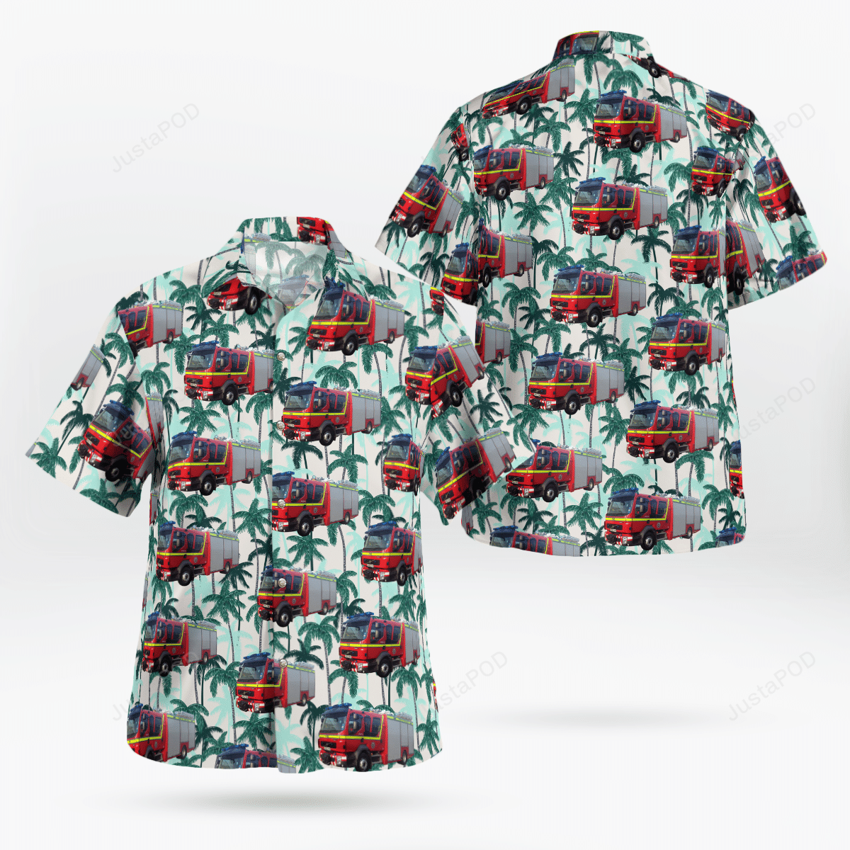 Cumbria Fire And Rescue Service Pump Hawaii Shirt Ha47270